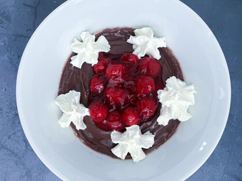 Black forest steamed pudding with chocolate sauce | New Zealand Woman's  Weekly Food
